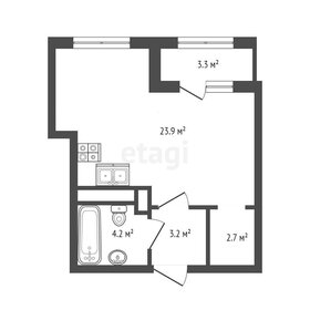 Квартира 34 м², 1-комнатная - изображение 2