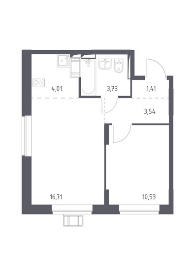 40 м², 2-комнатная квартира 7 700 000 ₽ - изображение 20