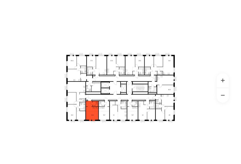 24 м², квартира-студия 7 300 000 ₽ - изображение 1