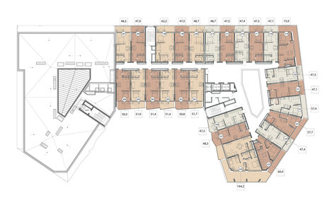 23 м², 1-комнатные апартаменты 15 100 000 ₽ - изображение 75