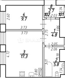 Квартира 37 м², 1-комнатная - изображение 5