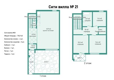 Квартира 176,9 м², 4-комнатная - изображение 1