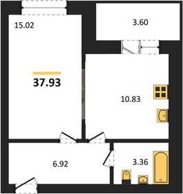 40,3 м², 1-комнатная квартира 4 700 000 ₽ - изображение 80