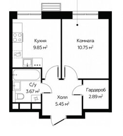 19,1 м², 1-комнатные апартаменты 6 900 000 ₽ - изображение 89