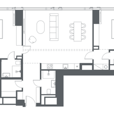 Квартира 105,8 м², 3-комнатная - изображение 2