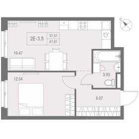 42,2 м², 1-комнатная квартира 11 859 000 ₽ - изображение 105