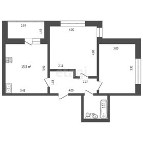 Квартира 50,6 м², 2-комнатная - изображение 2