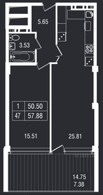 54 м², 1-комнатные апартаменты 19 590 818 ₽ - изображение 13