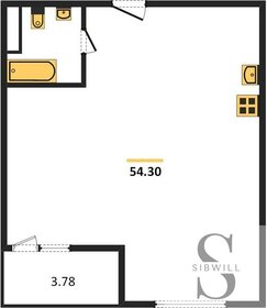 54 м², 2-комнатная квартира 11 600 000 ₽ - изображение 6