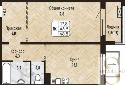 55 м², 1-комнатная квартира 6 000 000 ₽ - изображение 77