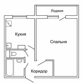 Квартира 37 м², 1-комнатная - изображение 1