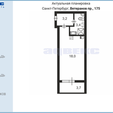 Квартира 24,6 м², студия - изображение 4