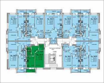 41,1 м², 1-комнатная квартира 5 340 400 ₽ - изображение 28