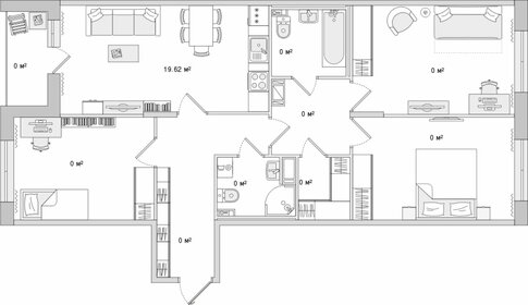 Квартира 92,6 м², 3-комнатная - изображение 1