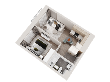 40 м², 1-комнатная квартира 2 600 000 ₽ - изображение 68
