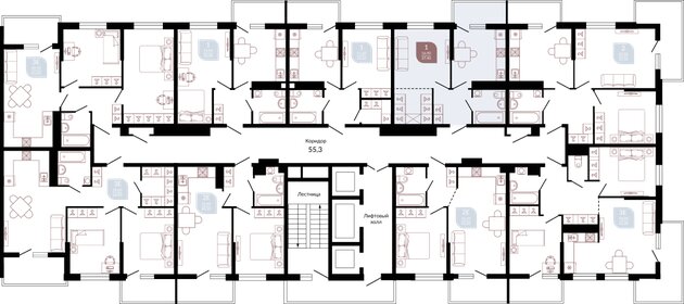 36 м², 1-комнатная квартира 3 600 000 ₽ - изображение 16