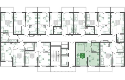 37 м², 1-комнатные апартаменты 15 740 000 ₽ - изображение 113
