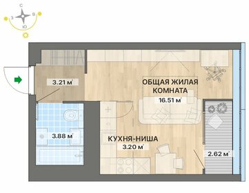 29,2 м², квартира-студия 6 050 000 ₽ - изображение 6