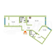 Квартира 83,5 м², 3-комнатная - изображение 3