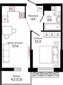 38 м², 1-комнатная квартира 5 950 000 ₽ - изображение 66