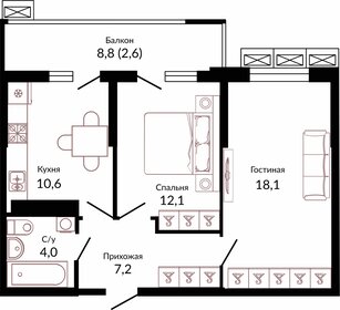 63,5 м², 2-комнатная квартира 6 500 000 ₽ - изображение 75