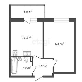34,7 м², 1-комнатная квартира 6 400 000 ₽ - изображение 108