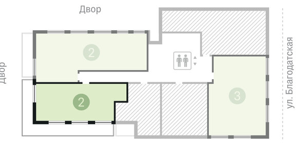 Квартира 94,4 м², 2-комнатная - изображение 2