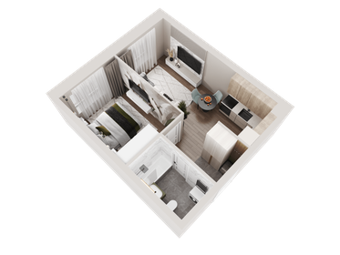 43 м², 2-комнатная квартира 3 500 000 ₽ - изображение 88