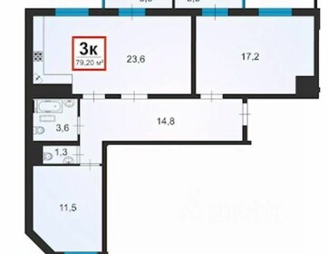 Квартира 81 м², 3-комнатная - изображение 1