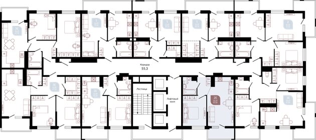 47,7 м², 1-комнатная квартира 9 415 980 ₽ - изображение 10