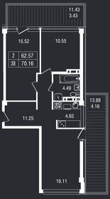 111 м², 3-комнатная квартира 22 000 000 ₽ - изображение 62