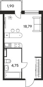 29 м², квартира-студия 3 350 000 ₽ - изображение 27