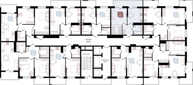 33 м², 1-комнатная квартира 6 700 000 ₽ - изображение 83