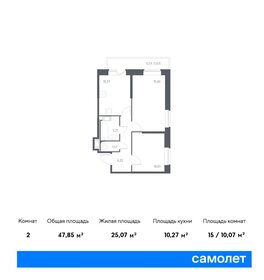 Квартира 47,9 м², 2-комнатная - изображение 1