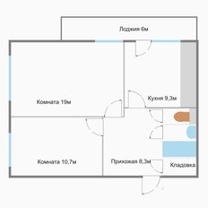 Квартира 52 м², 2-комнатная - изображение 3