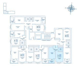 40,3 м², 1-комнатная квартира 4 637 950 ₽ - изображение 5