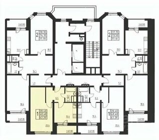 Квартира 42,5 м², 1-комнатная - изображение 2