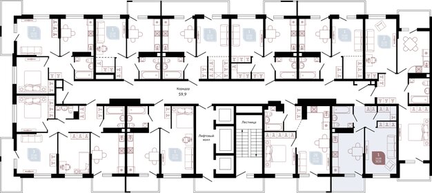 36 м², 1-комнатная квартира 3 600 000 ₽ - изображение 22