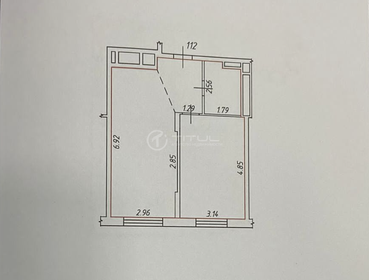 Квартира 44,1 м², 1-комнатная - изображение 1