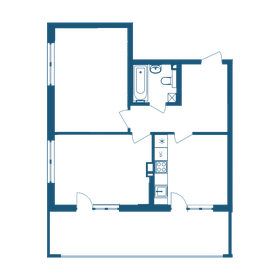 68,9 м², 2-комнатные апартаменты 22 529 060 ₽ - изображение 30