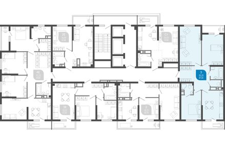 Квартира 87,6 м², 3-комнатная - изображение 2