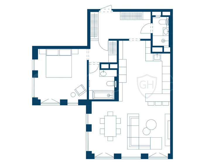 84 м², 2-комнатная квартира 72 500 000 ₽ - изображение 24