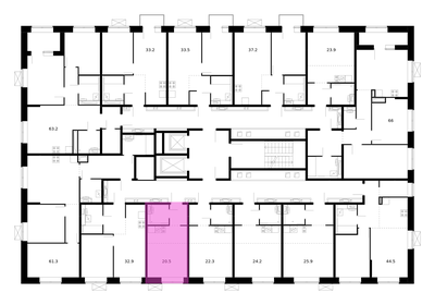 20,1 м², квартира-студия 2 890 000 ₽ - изображение 66