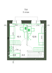 Квартира 91,4 м², 4-комнатная - изображение 3