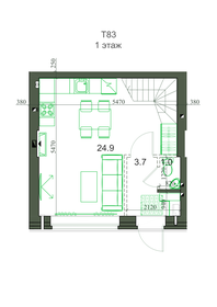 83,8 м², 4-комнатная квартира 7 639 000 ₽ - изображение 30