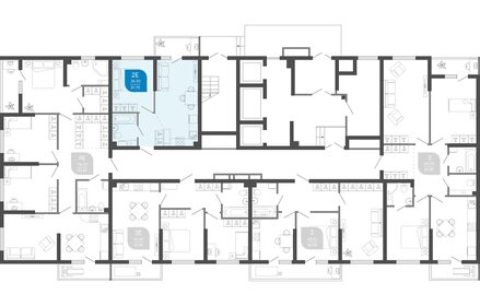 37,3 м², 1-комнатная квартира 8 190 000 ₽ - изображение 20