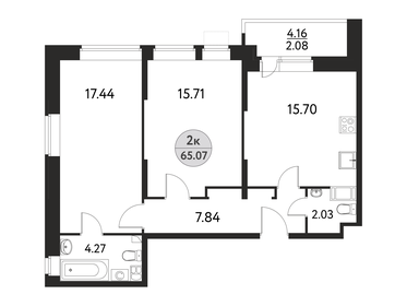 86,4 м², 3-комнатная квартира 9 200 000 ₽ - изображение 60