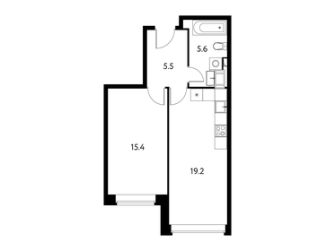 45,7 м², квартира-студия 8 500 000 ₽ - изображение 77