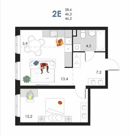 50,3 м², 2-комнатная квартира 4 190 000 ₽ - изображение 10