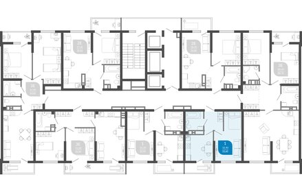 36,8 м², 1-комнатная квартира 8 722 210 ₽ - изображение 24